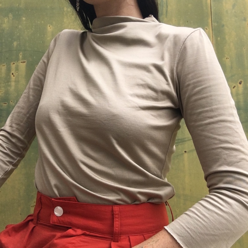 VTG Givenchy Vision Space Age Mock Turtleneck Top